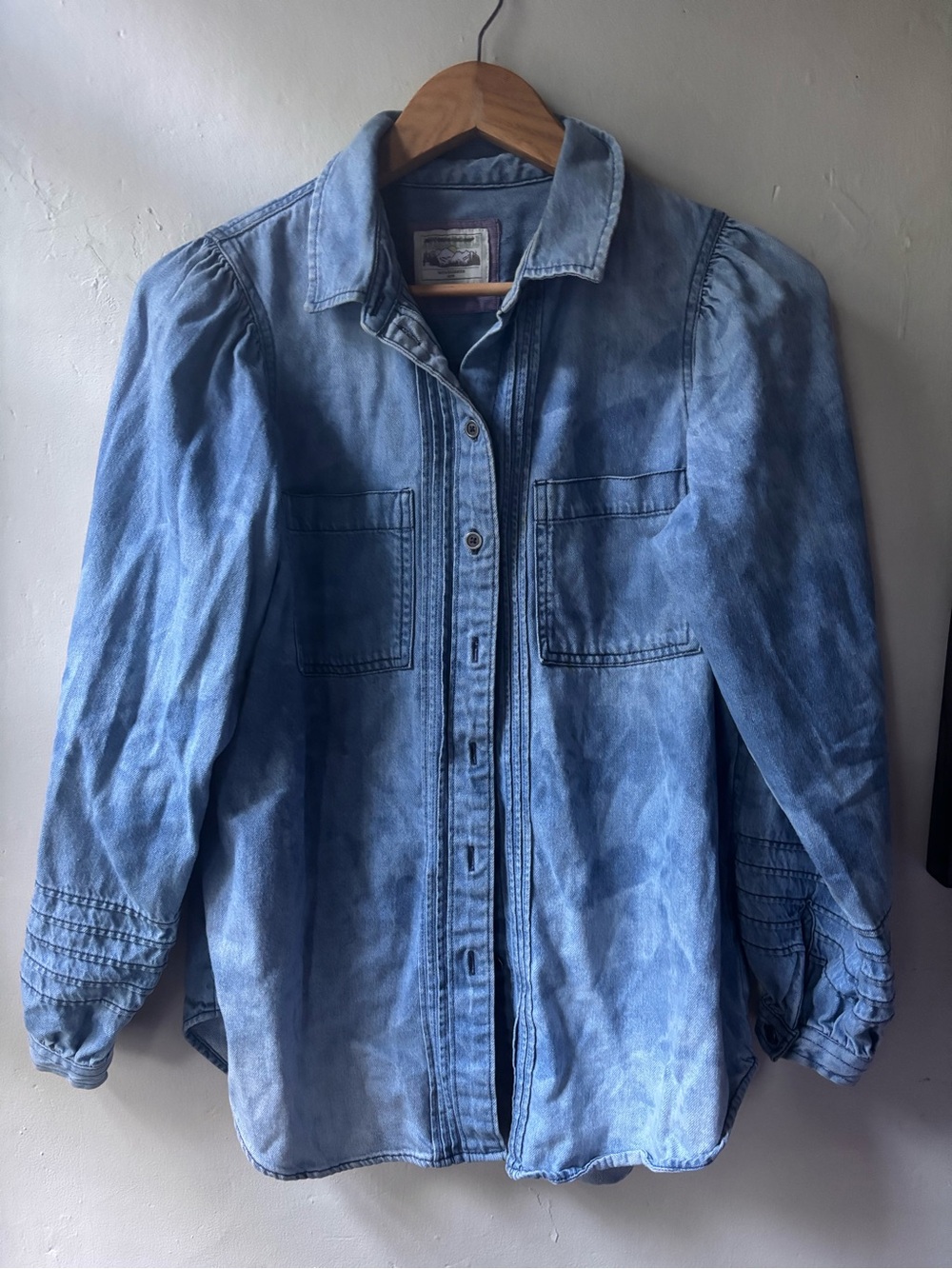 Vintage American Eagle Denim Long Sleeve Button Down